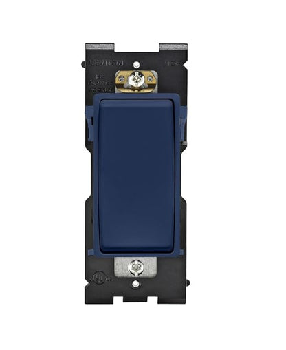Leviton Renu Switch for 4-Way Applications, 15A-120/277VAC, RE154-RN, Rich Navy