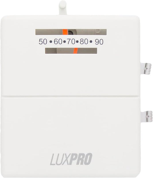 Lux Pro PSM40SA Non-Programmable Thermostat, 1 Heat, 1 Cool