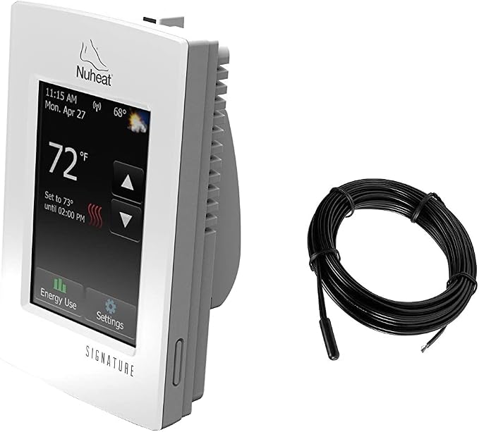 Nuheat nVent Signature AC0055 WiFi Programmable Floor Heating Thermostat