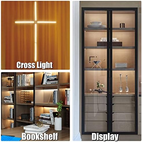 WOBANE Under Cabinet Lighting Kit,8PCS 12 inch Led Light Bars,WarmWhite