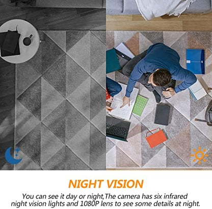 Security Camera, Hidden Spy Camera, WiFi Nanny Cam, No Audio