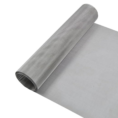 304 Stainless Steel Mesh Screen#100Mesh -Size:15.7"x47.2"(40x120cm), for Home, Garden and Farm. Window or Door Filter, Guards Against Pests Like Mice, Snakes, and Rodents. Easy to Cut and Install