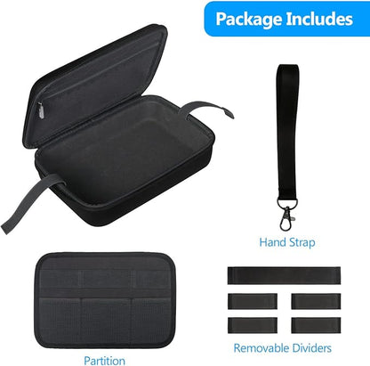 JSVER Hard Case for GoPro Cameras Carrying Case For Gopro Hero 13/12/11/10/9/8/7/AKASO EK7000/AKASO Brave 4 4K /Brave 7 LE/Brave 8/AKASO V50X /insta360 and Other Action Cameras
