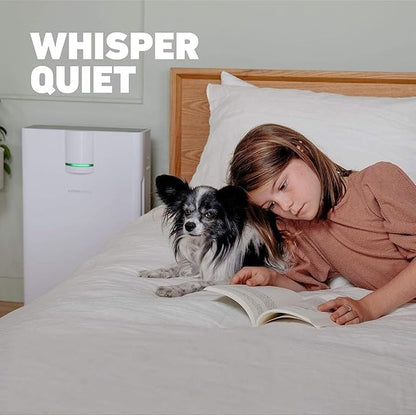 HATHASPACE Smart Air Purifiers - True HEPA Air Purifier, Cleaner & Filter for Allergies, Smoke, Pets - Eliminator of 99.9% of Dust, Pet Hair, Odors - HSP002-1500 Sq. Ft.