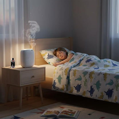 Smart Scent Air Machine Pro for Home, Waterless Essential Oil Diffuser, 400ML Diffuser with 100ML White Tea Essential Oil for Large Room and Commercial Use, Cover Up to 2000 Sq.Ft