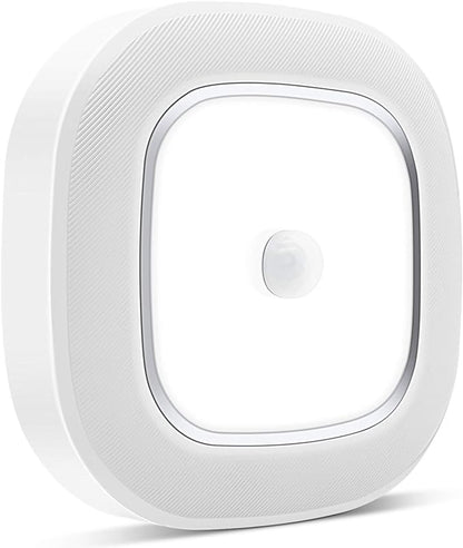 WhitePoplar Motion Sensor Ceiling Light Battery Operated, Wireless Motion Activated LED Light 300LM White Indoor Lights for Closet Cordless Stair Hallway Bedroom Pantry Shed Shower Light