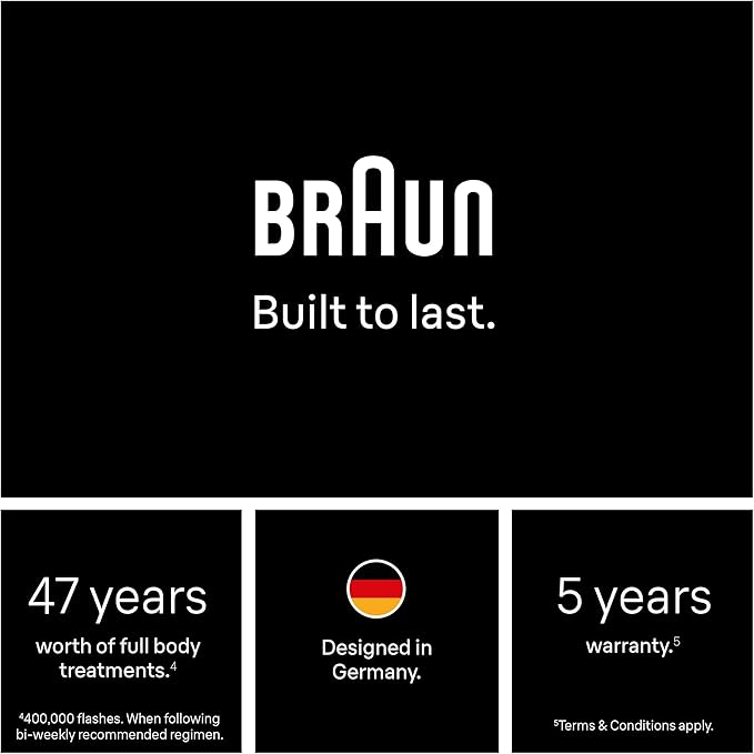 Braun Skin i-Expert Smart IPL PL7219 at Home Laser Hair Removal for Women and Men with App, Premium Pouch, Venus Razor, 2 Smart Heads, Facial Trimmer