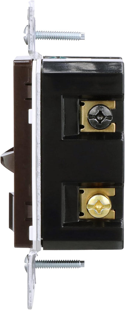 Eaton Universal Slide Dimmer 120V, Black/Brown/Gray