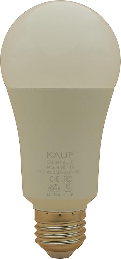 KAUF A19 RGBWW Smart Bulb with ESPHome, Compatible with Tasmota, Made for Home Assistant