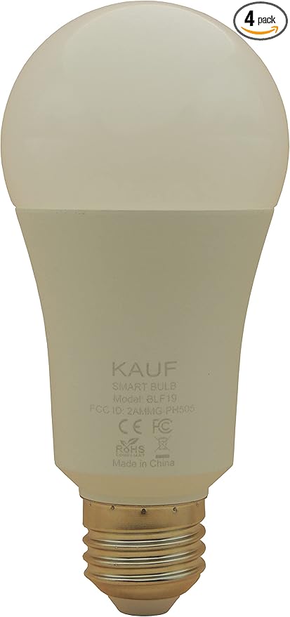 KAUF A19 RGBWW Smart Bulb with ESPHome, Compatible with Tasmota, Made for Home Assistant (4)