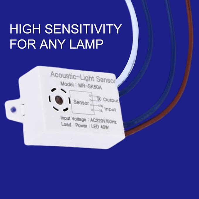 LED Light Automatic Sound Sensor Switch 220V Lamp Voice Control Smart Auto On Off Module Detector For LED Downlights/Lamp