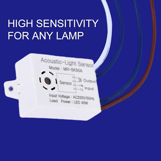 LED Light Automatic Sound Sensor Switch 220V Lamp Voice Control Smart Auto On Off Module Detector For LED Downlights/Lamp