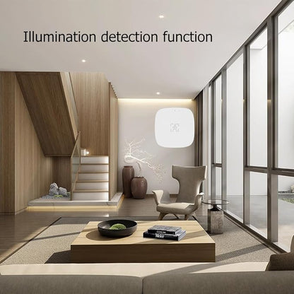 Presence Sensor, WenzhiIoT Smart Motion Sensor Zigbee 5.8 GHz Radar MmWave Presence Sensor Movement Body Motion Detection with Luminance/Distance Tuya Smart Life Home Assistant