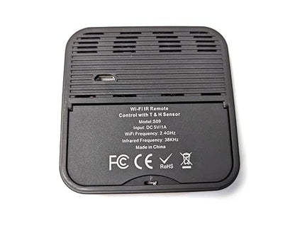 Usmile Smart WiFi Temperature Humidity Sensor with IR Remote Control for Home Automation, Compatible with Alexa, Google Assistant, Tuya, SmartThings
