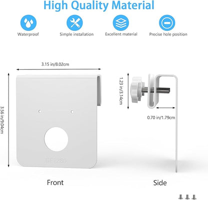 Gutter Mount for eufy 4K NVR S4 Max and eufyCam S4, No Drill Aluminum Mounting Bracket, 1 Pack