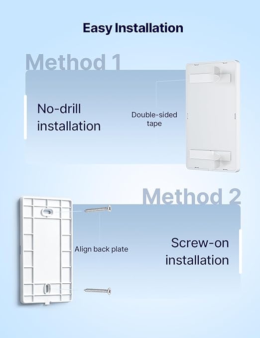 MOES ZigBee Smart Scene Switch, Wireless Remote Control for Smart Home - 3 Button 9-Action DIY Scene Controller, Magnetic Wall Mount or Handheld, 365-Day Battery, No Wiring Required