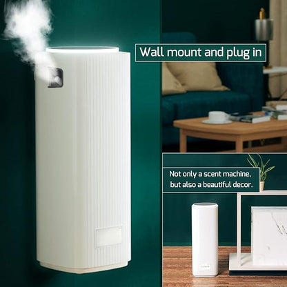 JCLOUD Smart Air Machine with Led for Home, Professional Waterless Diffuser for Essential Oils with Cold Air Technology Covers Up to 4500 Sq. Ft, 800ML Home Luxury Scents & Hotel Scents for Large Room