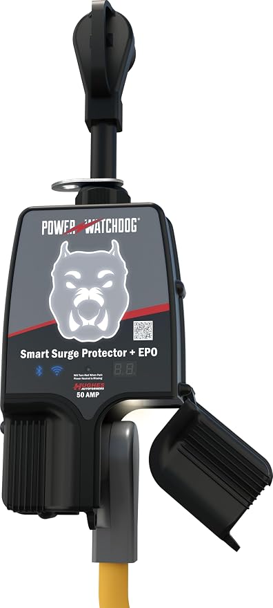 Power Watchdog PWD50EPOW Smart RV Surge Protector, 50A, WiFi, IP65