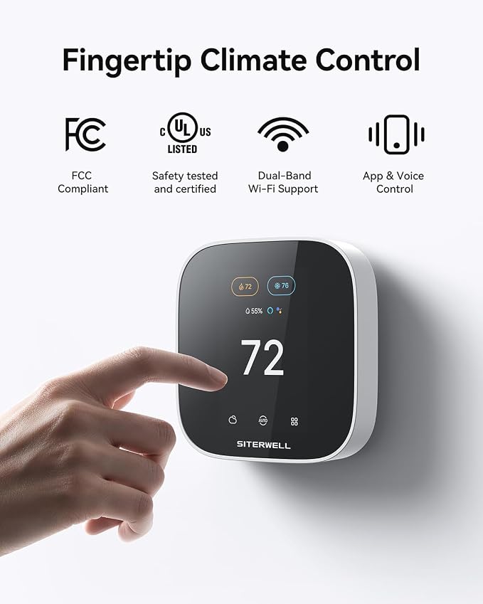 SITERWELL Smart Thermostat Programmable Home WiFi Thermostat