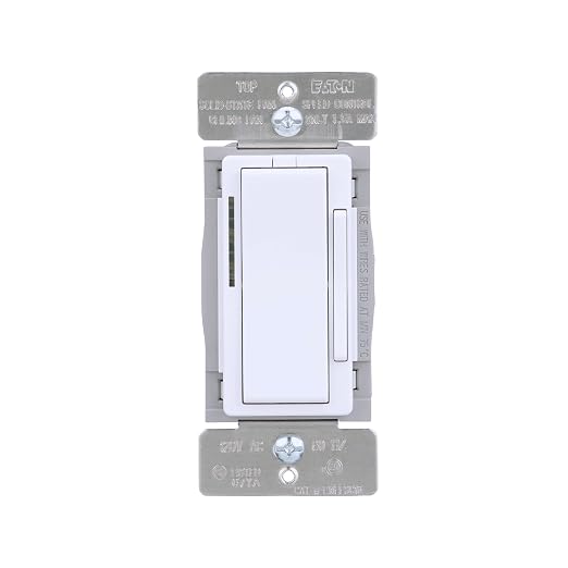 Eaton EWFFSC15-W-BX-T Wi-Fi Smart Fan Speed Control Compatible with Alexa and Google Assistant, White