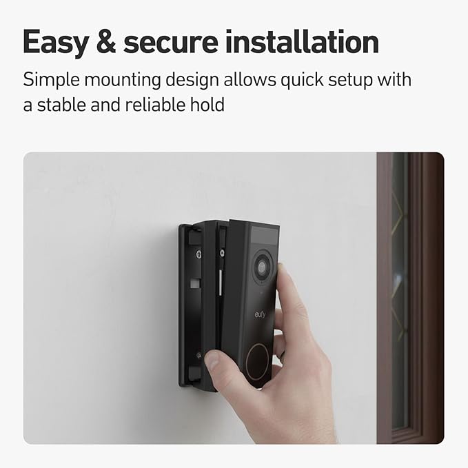 Holicfun 0-45° Left/Right Adjustable Angle Mount for Eufy Video Doorbell Camera C31