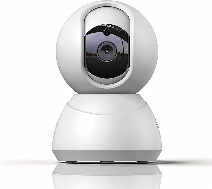 Indoor Pan/Tilt Home Security Camera 2K 3MP, 360 Degree Wired & Wireless WiFi Webcam/Monitor for Baby/Elder/Nanny with Night Vision & Phone App, 2 Way Audio, Cloud & SD Card Storage
