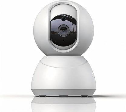 Indoor Pan/Tilt Home Security Camera 2K 3MP, 360 Degree Wired & Wireless WiFi Webcam/Monitor for Baby/Elder/Nanny with Night Vision & Phone App, 2 Way Audio, Cloud & SD Card Storage