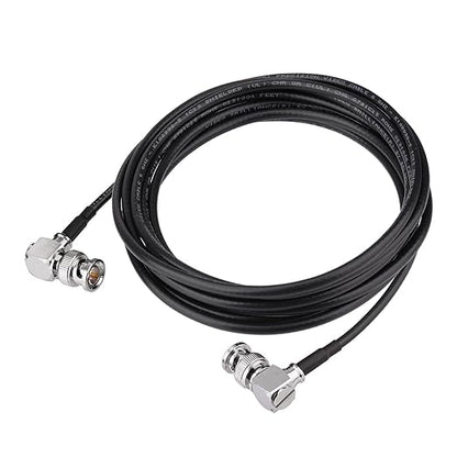 Superbat 3G/6G SDI Cable 15ft BNC Male to Male Belden 1855A Cable 75 ohm Right Angle SDI Cord Support HD-SDI/3G-SDI/4K/6K Video for Blackmagic Converter Monitor Switch Camera