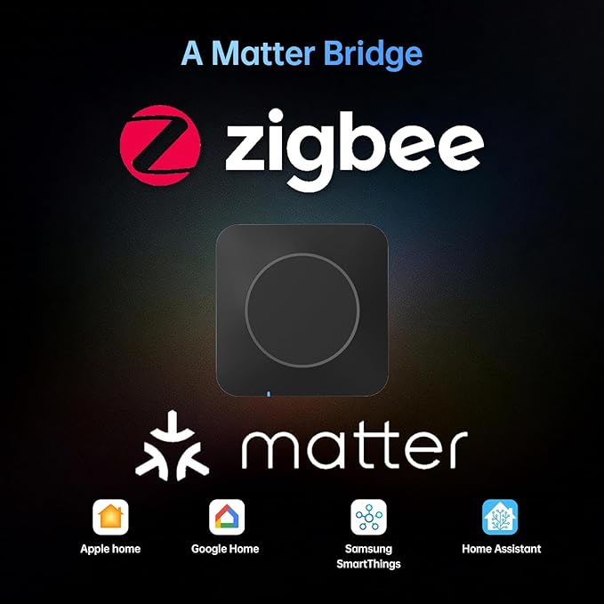 Smart Home Hub M Gateway for Advanced Automation, Matter Controller, Thread Border Router, Features Zigbee, Bluetooth, Wi-Fi, PoE, Supports Alexa, Apple HomeKit, SmartThings, Home Assistant, IFTTT