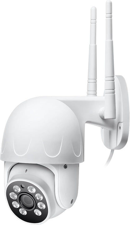 1080P HD Wireless Security PTZ IP Camera, 2GHz 5GHz Dual WiFi P2P Pan/Tilt Motion Detection Auto Tracking, Two Way Audio Spotlight Alert Outdoor Camhipro