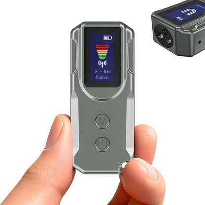 Next-Gen AI Hidden Camera Detectors, with HD Display, Smart Anti-Spy Device, Portable Wireless/RF Signal Scanner for Hotels, Travel, Home & Office (Metallic Gray)