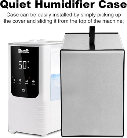 Dust Cover for LEVOIT Humidifiers for Bedroom Home, Smart Warm and Cool Mist Air Humidifier,Heavy Duty Dustproof Anti-Static Nylon Case for OasisMist4.5L Humidifier Protective Cover (Silver)