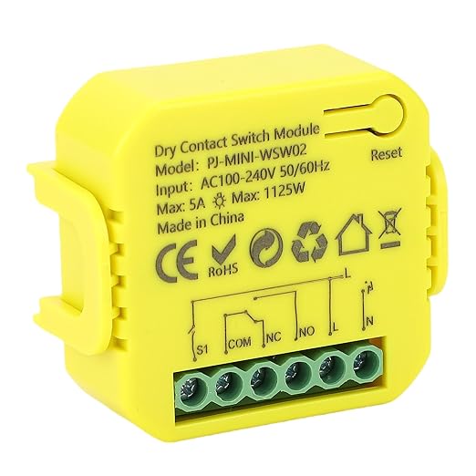 Generic APP Control Smart Relay Switch Module Schedule Timing Voice Control for Light, ABS Material