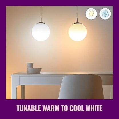 WiZ Connected 100W A21 Tunable White LED Smart Bulb 1-Pack - E26- Indoor - Connects to Your Wi-Fi- Control with Voice or App + Activate with Motion - Matter Compatible