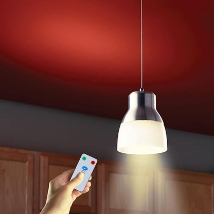 BSOD AC 85-265V 7W LED Magic Bulb with Remote Controller Cool White Emergency Light with Rechargeable Built-in Battery E27 Lamp for Home Indoor Lighting (White 8 Pack)