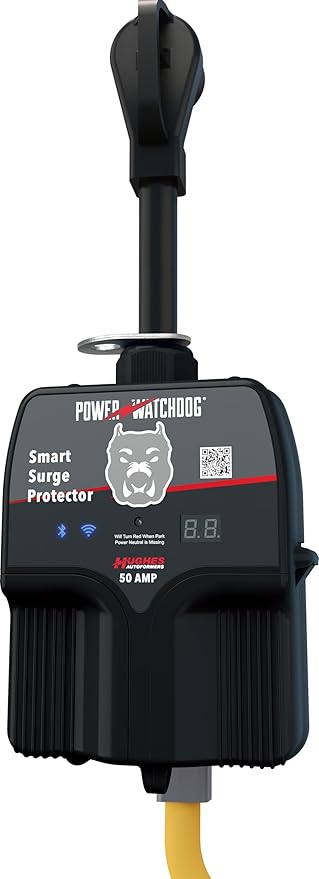 Power Watchdog PWD50W Smart RV Surge Protector, 50A, WiFi & Bluetooth