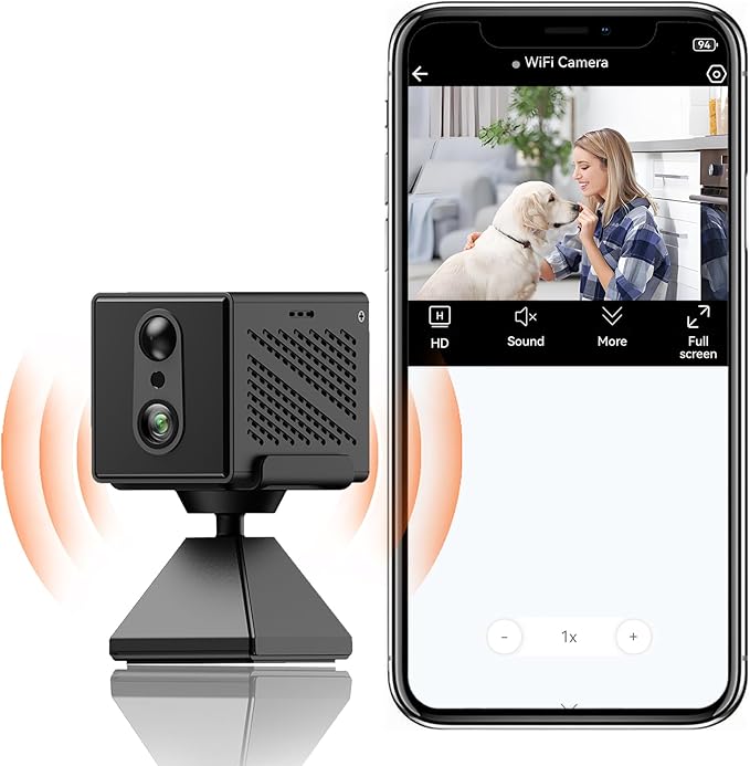 2026 5G 4K Mini Camera WiFi Indoor Home HD Micro Wireless Security Camera, Small Nanny Cam Pet Baby Outdoor Cameras, 100 Days Battery Life 150 angle Night Vision Motion Detection Cloud & SD Storage