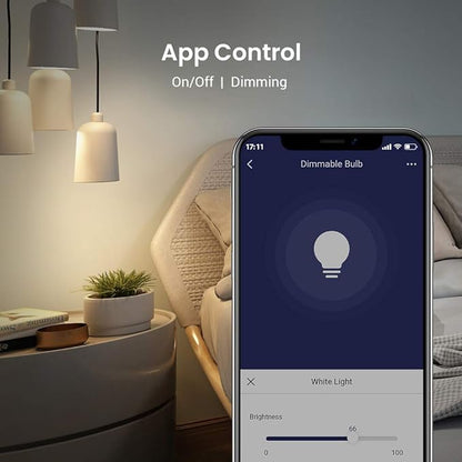 Broadlink Smart Wi-Fi Bulb, RGB Multicolor Changing Dimmable LED Light, A19 E26 10W, Works with Alexa, Google Home, Siri and IFTTT, No Hub Required (2 Bulbs)