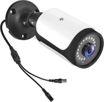 HD 180 Degree Wide Angle View 2.0MP 1080p Security Camera 4-in-1 CCTV Bullet Wired Cam BNC, AHD/TVI/CVI/CVBS, Analog Coax Coaxial Surveillance Video Add–On Camera for Indoor/Outdoor Use
