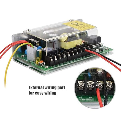 12V/5A Power Supply for Smart Home Door Entry Access Control System Switch Support Battery Over-Discharge Function