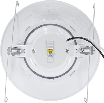 Maxxima 5" and 6" Rotatable LED Retrofit Downlight Gimbal - 1200 Lumens, 11 Watts, Dimmable, 5 CCT 2700K/3000K/3500K/4000K/5000K, Recessed Ceiling Light Fixture, Ideal for Kitchens and Dining Rooms