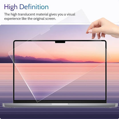 Peslv 3-Pack Anti Blue Light Screen Protector for MacBook Pro 14 Inch(2021-2026, M1, M2, M3, M4, M5), 14.2" Mac Laptop Glare Filter Uv Blocker Shield Cover Eye Protection Film