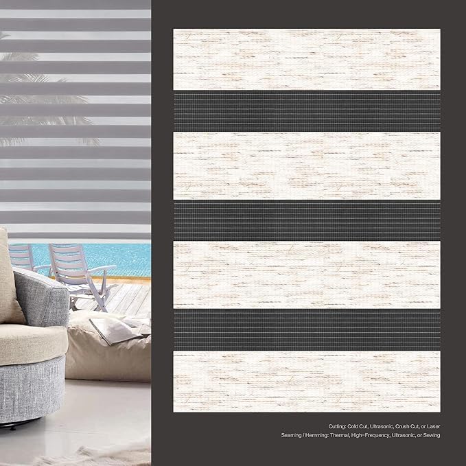 Light Filtering Motorized Zebra/Roller Shades – LightFiltering-Scapes B1 Series Smart Remote Control Window Blinds