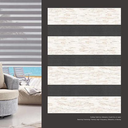 Light Filtering Motorized Zebra/Roller Shades – LightFiltering-Scapes B1 Series Smart Remote Control Window Blinds