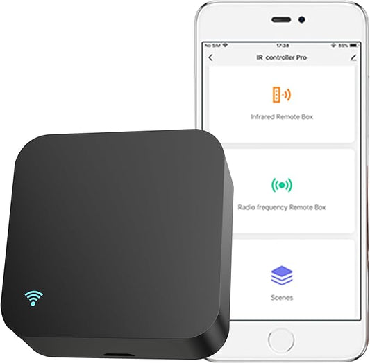 WiFi Universal IR Remote Control,Tuya Smart Hub 360° Remote Control,Alexa Compatible Universal Remotes,Google Home for Home Automation,TV