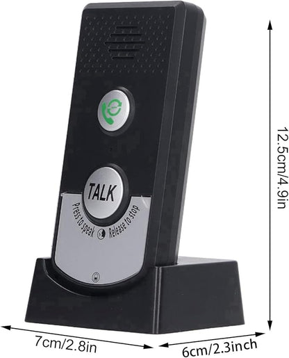 Wireless Intercom Unit, Intercoms Wireless for Home, Power Saving 2 Way Call 2 Pcs Humanized Voice Intercom Long Range Intercom System for House
