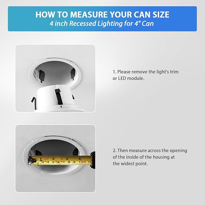 LVWIT 4 Inch Black LED Recessed Lighting, Slim Can Lights, 6W=85W,700LM,5CCT Color Selectable, Dimmable Downlight with E26 Conversion Kit, 12 Pack,IC Rated