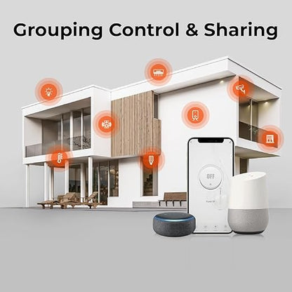 Osprey Smart Plug, Wi-Fi Outlet Socket, Compatible with Alexa and Google Home, Automate APP, Timer Function, Voltage Measurement Function, 2.4GHz Wi-Fi Only, No Hub Required, 16A (2 pcs)