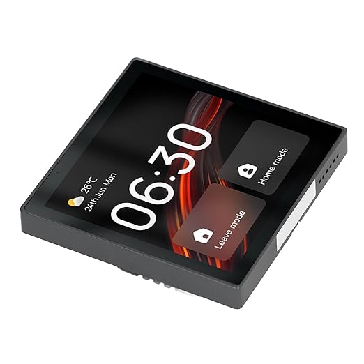 Semme Home Control Panel 4 Inch Voice Control Wall Switch for Products with Adaptive Brightness and Multi Device Functionality