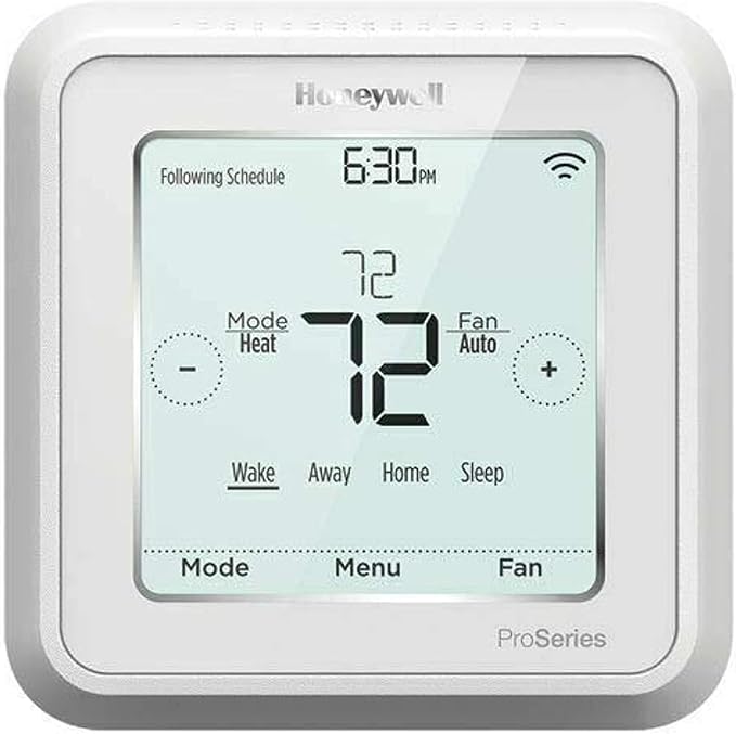 Honeywell Home TH6320ZW2003 T6 Pro Z-Wave Only Progammable, Low Voltage, with up to 3 Heat/2 Cool Heat Pump or 2 Heat/2 Cool Conventional with Extended 5-Year Warranty, White, Non Wi-Fi Compatible